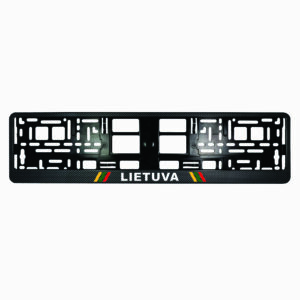 Karboninis rėmelis numeriui - Lietuva ir simbolika