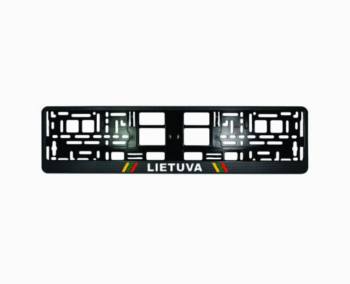 Karboninis rėmelis numeriui - Lietuva ir simbolika