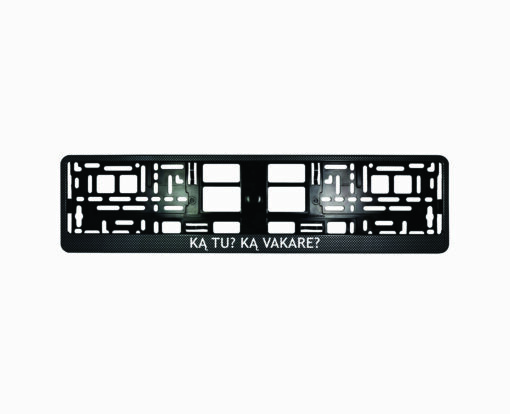 Karboninis rėmelis numeriui - Ką tu? Ką vakare?