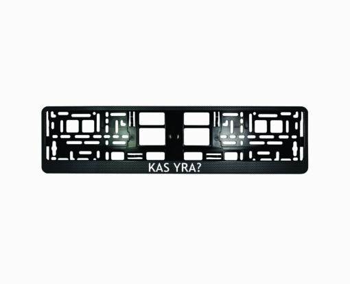 Karboninis rėmelis numeriui - Kas yra?