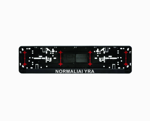 Wurth rėmelis numeriui su užrašu - normaliai yra
