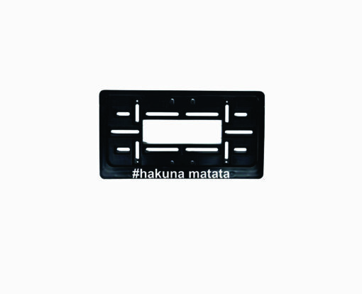 JAV tipo rėmelis numeriui - hakuna matata