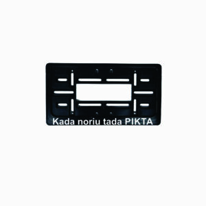 JAV tipo rėmelis numeriui - kada noriu tada PIKTA