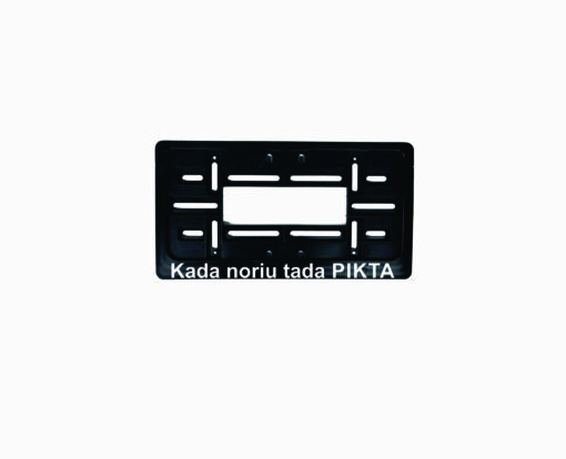 JAV tipo rėmelis numeriui - kada noriu tada PIKTA
