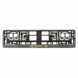 Numerių rėmelis Carbon su užrašu King 2