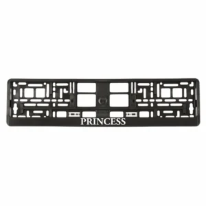 Numerių rėmelis Juodas su užrašu Princess [2] 2
