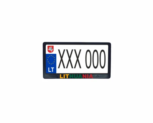 JAV tipo rėmelis numeriui - Lithuania